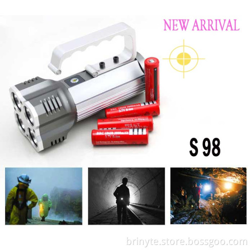 New Arrival Portable Rechargeable CREE LED Search Flashlight
